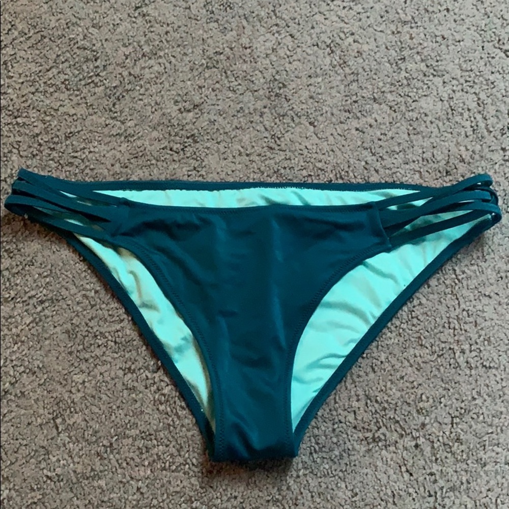 Shade and Shore; teal bathing suit bottoms